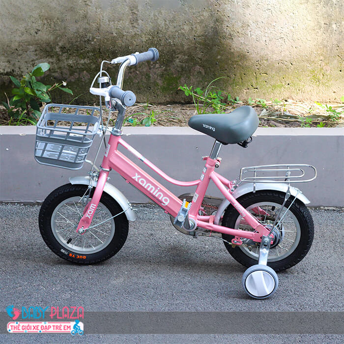 Xe đạp nữ màu hồng phấn xam07